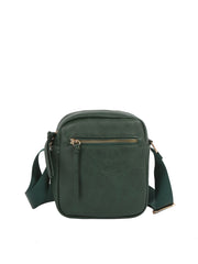 Compact Square Zip Crossbody