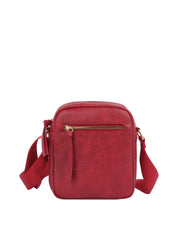 Compact Square Zip Crossbody