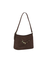 Vintage Hook Detail Shoulder Bag