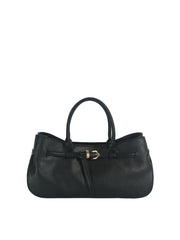 Belt Accent East-West Shoulder Bag