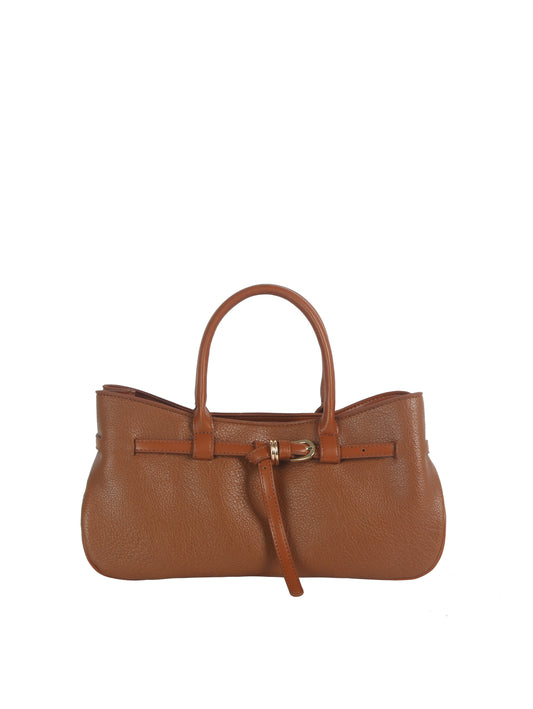 Belt Accent East-West Shoulder Bag