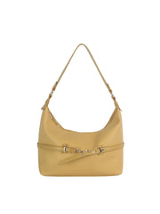 Belt Accent Slouch Shoulder Bag