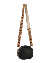 Aztec guitar strap oval crossbody