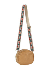 Aztec guitar strap oval crossbody