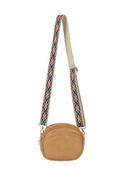 Aztec guitar strap oval crossbody