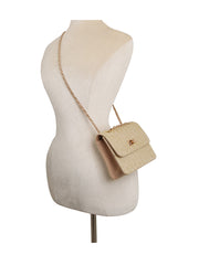 Straw Woven Chain Shoulder Bag