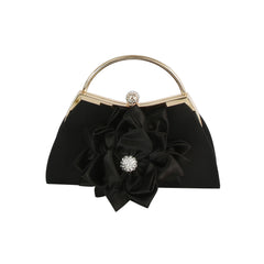 Satin Bloom Evening Handbag