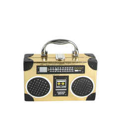 Retro Boom Box Crossbody Bag