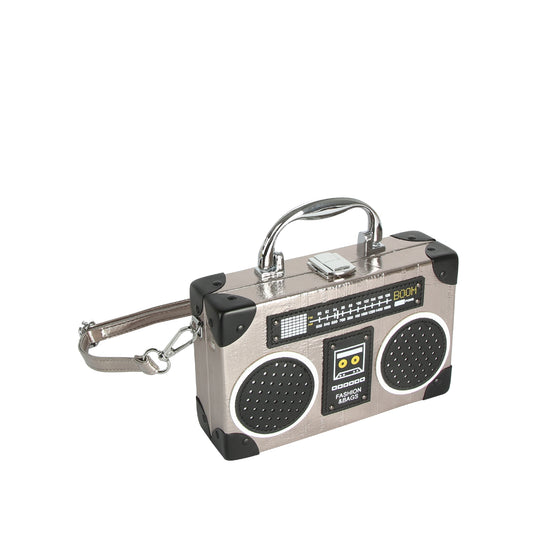 Retro Boom Box Crossbody Bag