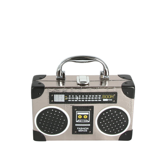 Retro Boom Box Crossbody Bag