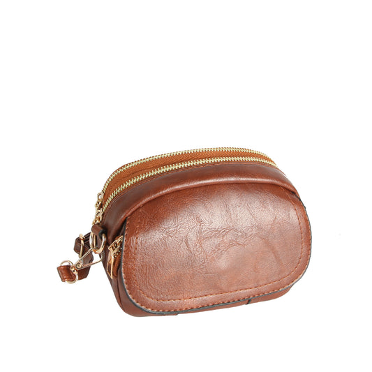 Mini Vintage Zip Crossbody