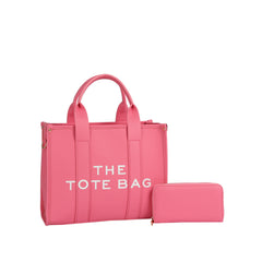 Everyday Lettered Tote and Wallet Set – Large