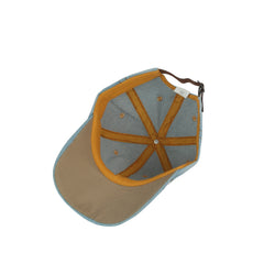 Rhinestone Skull Denim Cap