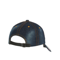 Jeweled Rhinestone Crown Denim Cap