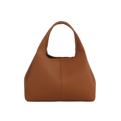 Brown handbag on a white background