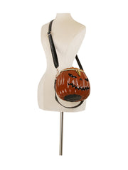 Jack-O'-Lantern Pumpkin Crossbody