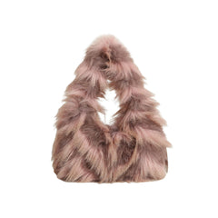 Fluffy Shoulder Hobo