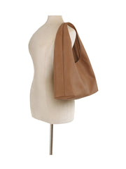 Slouch Soft Faux Leather Shoulder Hobo
