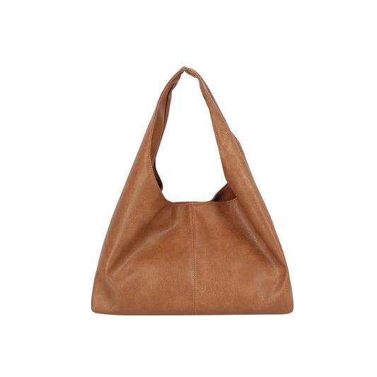 Slouch Soft Faux Leather Shoulder Hobo