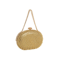 Radiance Bead Oval Evening Clutch