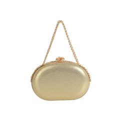 Radiance Bead Oval Evening Clutch