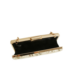 Sequin Wave Box Clutch