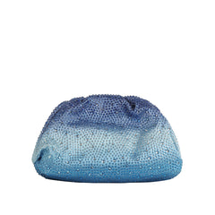 Ombre Sparkle Ruched Clutch