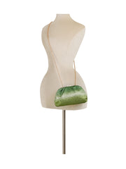 Ombre Sparkle Ruched Clutch