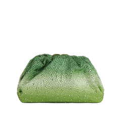 Ombre Sparkle Ruched Clutch