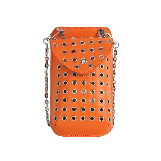 Studded Grommet Phone Crossbody