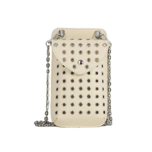 Studded Grommet Phone Crossbody