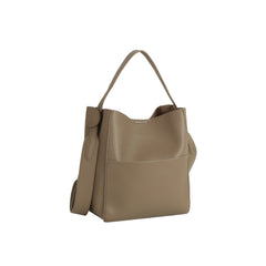 Pebbled Pocket Bucket Tote