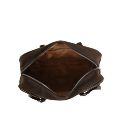 Sleek Suede Shoulder Tote
