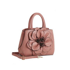 Floral Bloom Top Handle Satchel