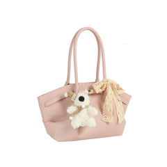 Teddy Charm Bow Tote