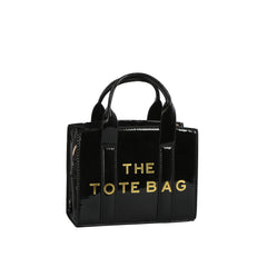 Metallic "THE TOTE BAG" Mini Tote