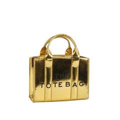 Metallic "THE TOTE BAG" Mini Tote