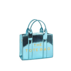 Metallic "THE TOTE BAG" Mini Tote