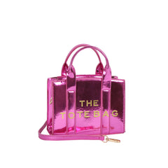 Metallic "THE TOTE BAG" Mini Tote