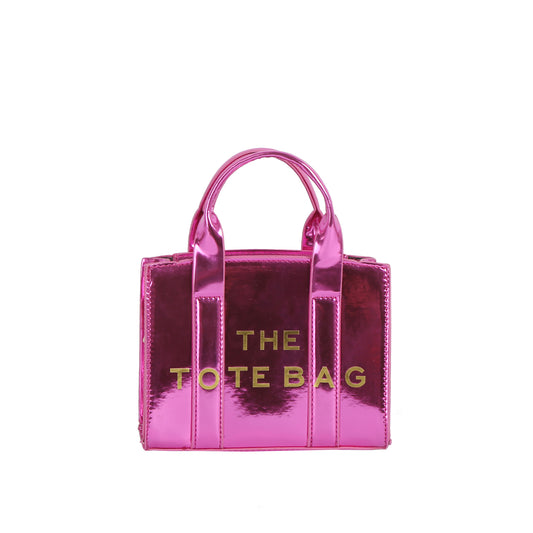 Metallic "THE TOTE BAG" Mini Tote