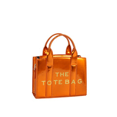 Metallic "THE TOTE BAG" Mini Tote