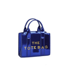 Metallic "THE TOTE BAG" Mini Tote