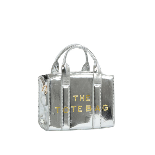 Metallic "THE TOTE BAG" Mini Tote
