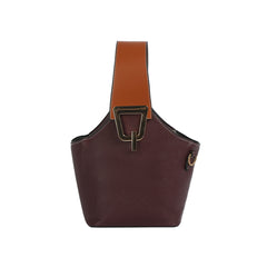 Contrast Buckle Sling Bag