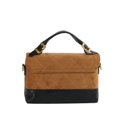 Quilted Luxe Top Handle Satchel Bag