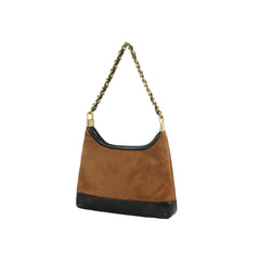 Diamond Stitched Chain Strap Shoulder Bag