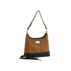 Diamond Stitched Chain Strap Shoulder Bag