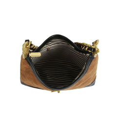 Diamond Stitched Chain Strap Shoulder Bag