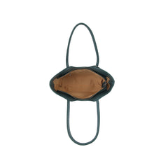 Woven Bead-Charm Shoulder Tote