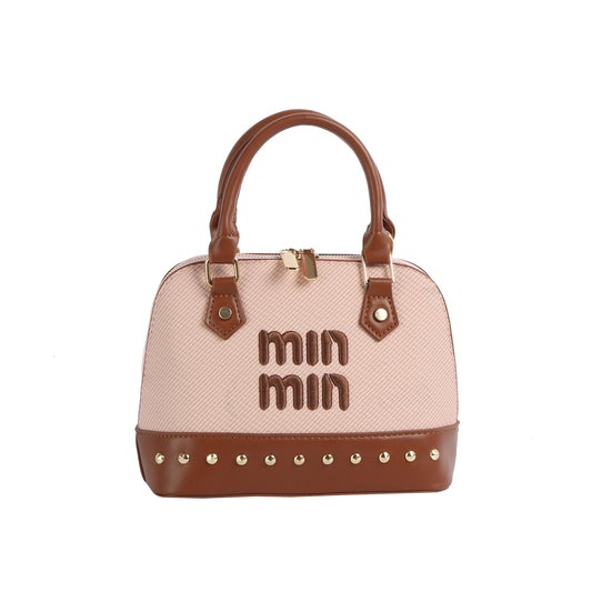 Stud Trim Dome Satchel